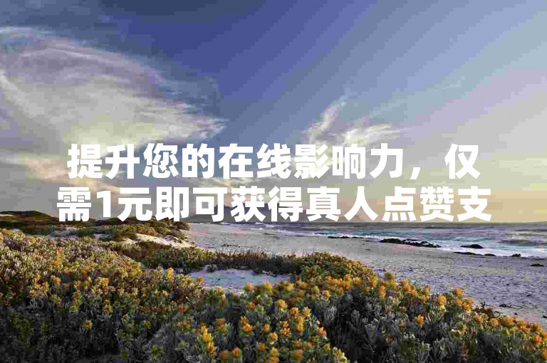 提升您的在线影响力，仅需1元即可获得真人点赞支持，拉票团队助力您的链接获得更多关注。