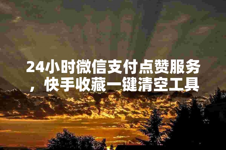 24小时微信支付点赞服务,快手收藏一键清空工具免费下载。