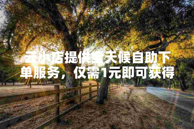 云小店提供全天候自助下单服务，仅需1元即可获得10000赞软件，ks粉丝1元100，QQ动态自动秒赞。