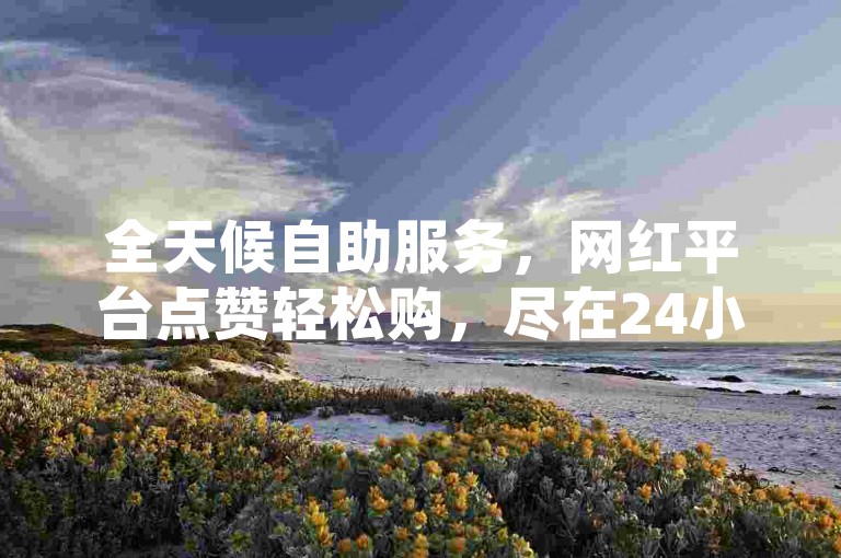 全天候自助服务，网红平台点赞轻松购，尽在24小时自助业务网商城。