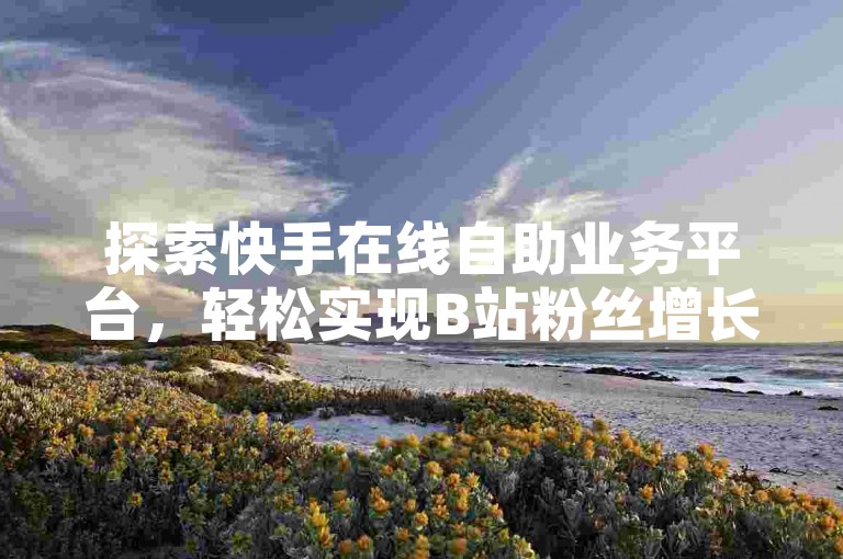 探索快手在线自助业务平台，轻松实现B站粉丝增长，提升您的社交媒体影响力。