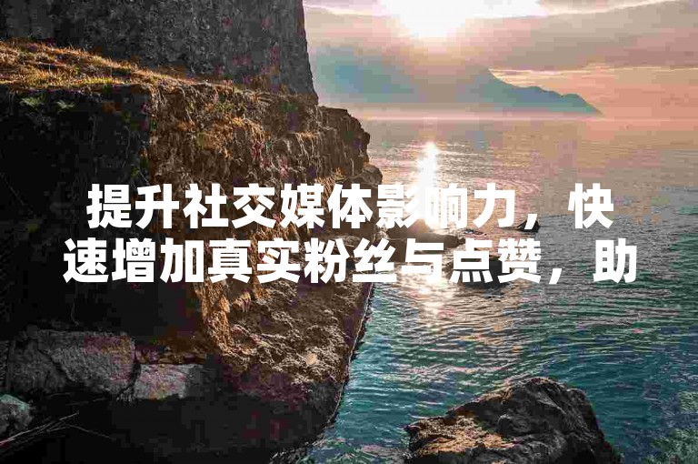 提升社交媒体影响力，快速增加真实粉丝与点赞，助力账号迅速脱颖而出。