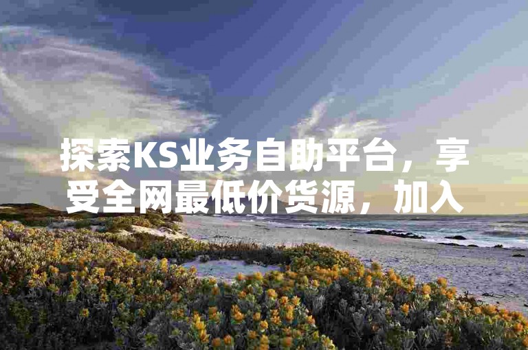 探索KS业务自助平台，享受全网最低价货源，加入QQ空间业务交流群与拼多多500人互助社区，快手粉丝增长至四万，潜在收益究竟有多少？