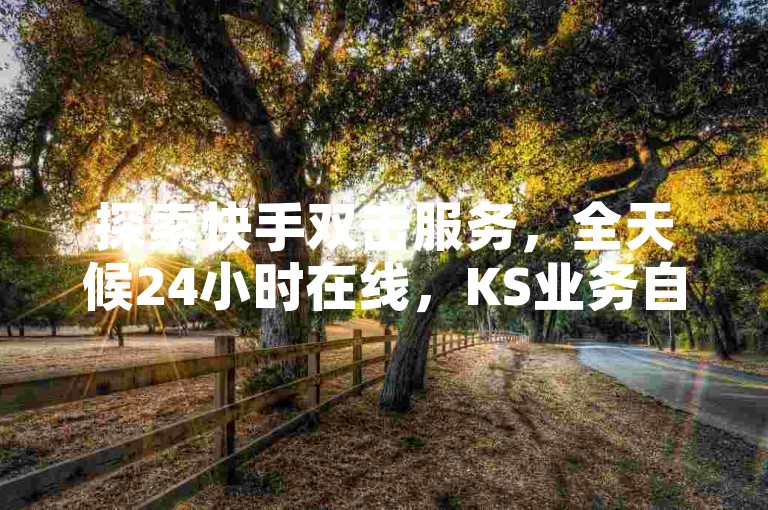 探索快手双击服务，全天候24小时在线，KS业务自助下单平台，微信快捷接入。