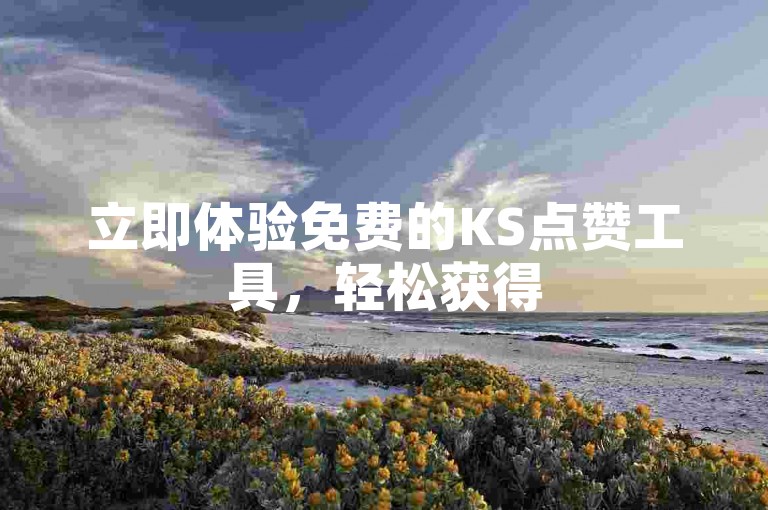 立即体验免费的KS点赞工具，轻松获得5000赞，并探索自助下单网站，快速提升您的社交媒体影响力。