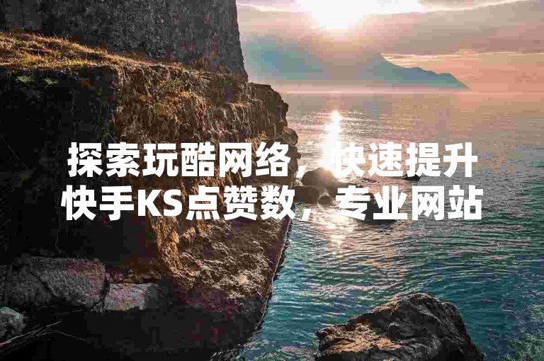 探索玩酷网络,快速提升快手KS点赞数,专业网站推广服务等你来体验。