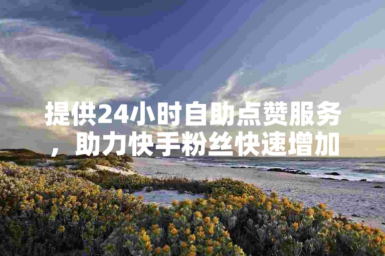 提供24小时自助点赞服务，助力快手粉丝快速增加。