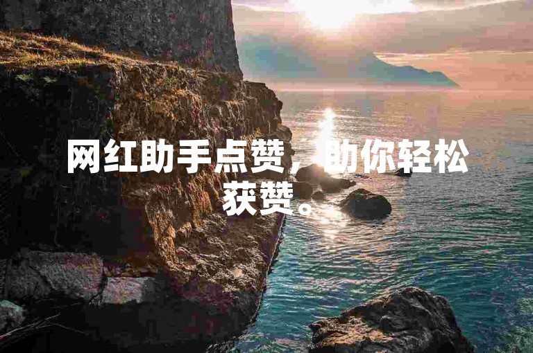 网红助手点赞，助你轻松获赞。