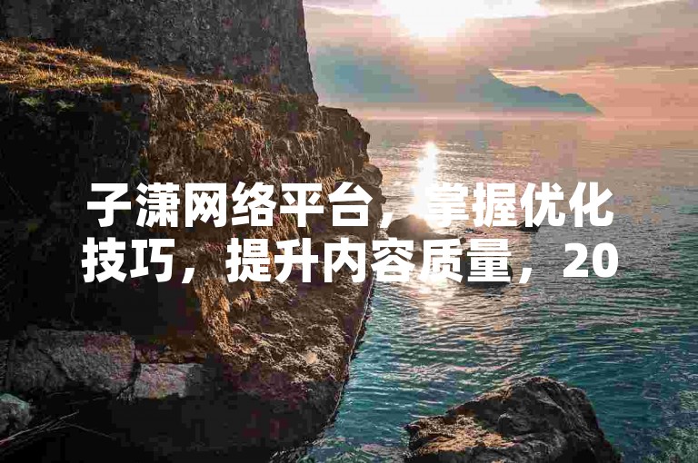 子潇网络平台，掌握优化技巧，提升内容质量，2025必备！