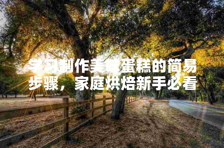 学习制作美味蛋糕的简易步骤，家庭烘焙新手必看。
