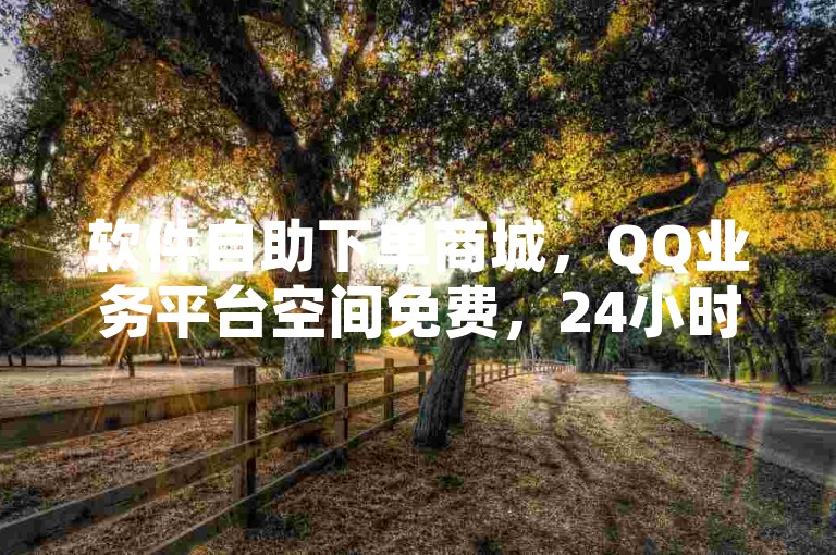软件自助下单商城,QQ业务平台空间免费,24小时服务。