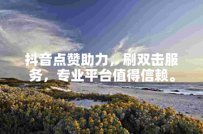 抖音点赞助力，刷双击服务，专业平台值得信赖。