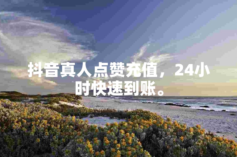抖音真人点赞充值，24小时快速到账。