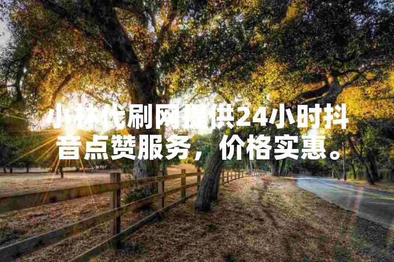 小林代刷网提供24小时抖音点赞服务,价格实惠。