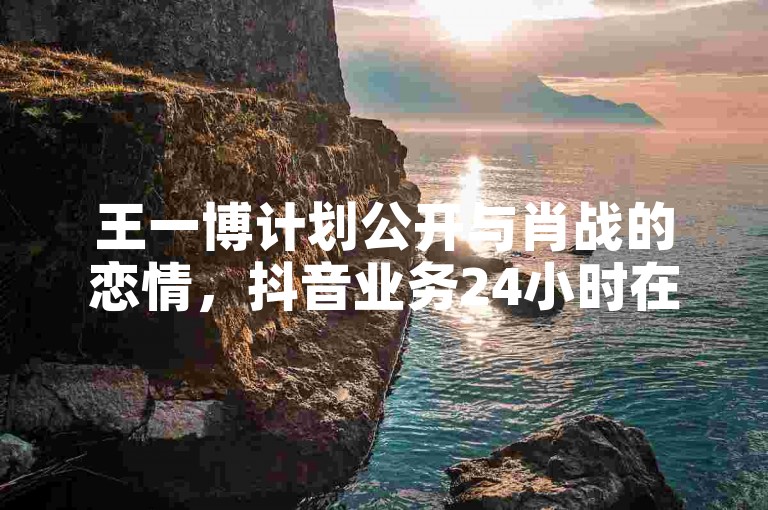 王一博计划公开与肖战的恋情，抖音业务24小时在线下单平台免费。