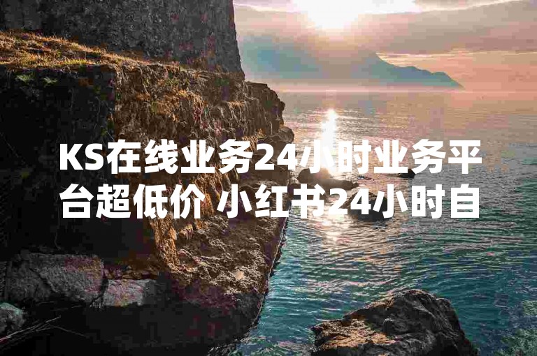 KS在线业务24小时业务平台超低价 小红书24小时自助业务网站,dy买赞自助下单微信支付