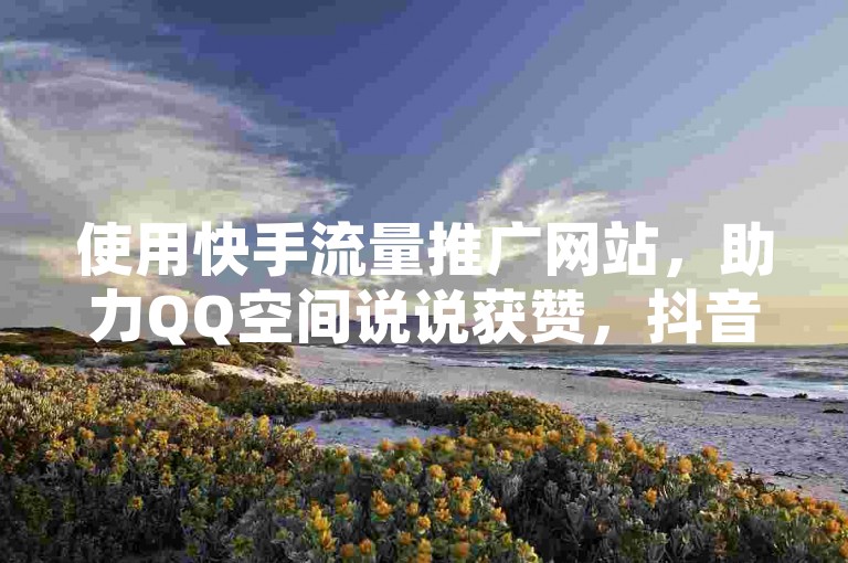 使用快手流量推广网站，助力QQ空间说说获赞，抖音粉丝日增50。