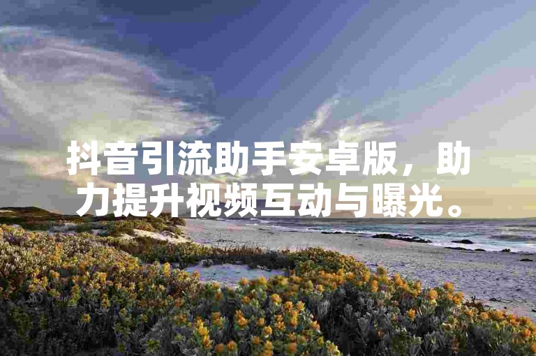 抖音引流助手安卓版，助力提升视频互动与曝光。