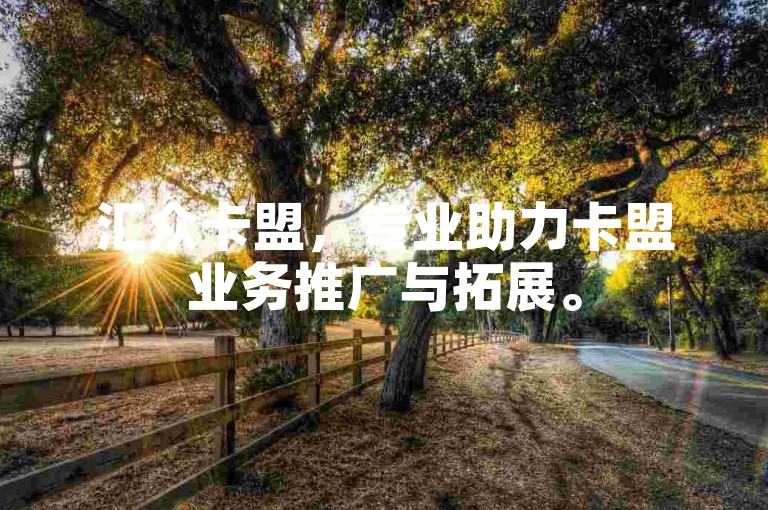 汇众卡盟，专业助力卡盟业务推广与拓展。