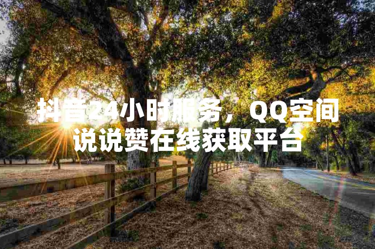 抖音24小时服务，QQ空间说说赞在线获取平台