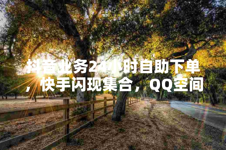 抖音业务24小时自助下单，快手闪现集合，QQ空间全网便捷服务。