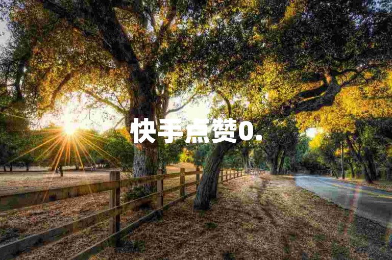 快手点赞0.5元10个起，实惠之选助你提升人气。