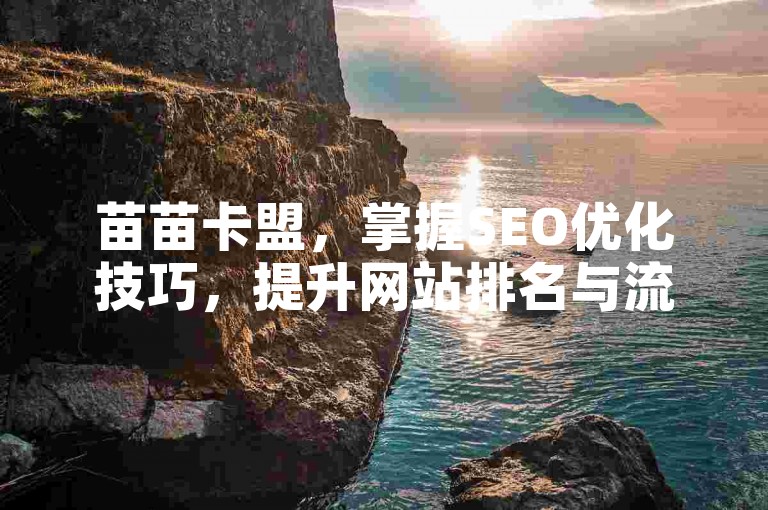 苗苗卡盟，掌握SEO优化技巧，提升网站排名与流量。