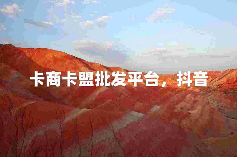 卡商卡盟批发平台，抖音500多粉是初具传播力的基础量级。