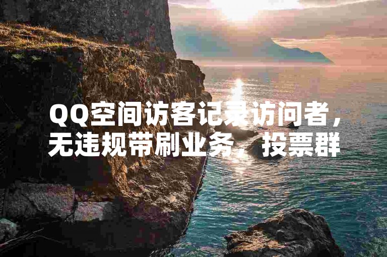 QQ空间访客记录访问者，无违规带刷业务，投票群用于相关活动。