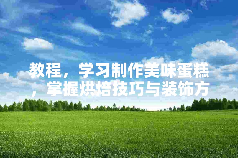 教程，学习制作美味蛋糕，掌握烘焙技巧与装饰方法。