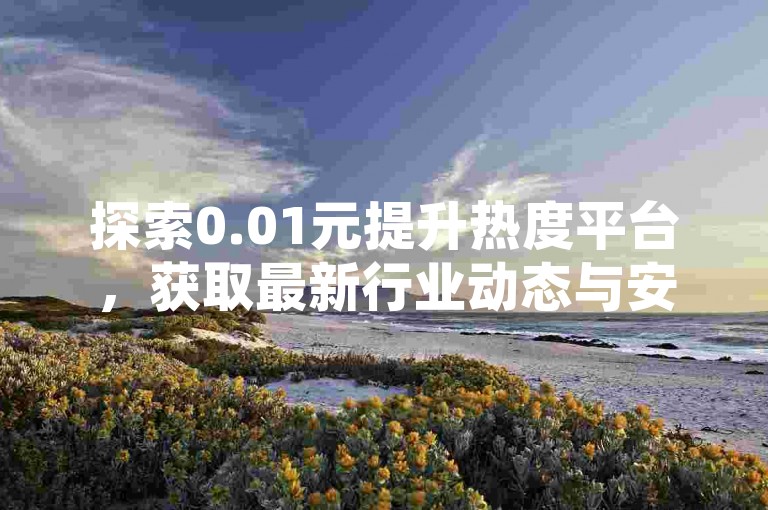 探索0.01元提升热度平台，获取最新行业动态与安全指南。