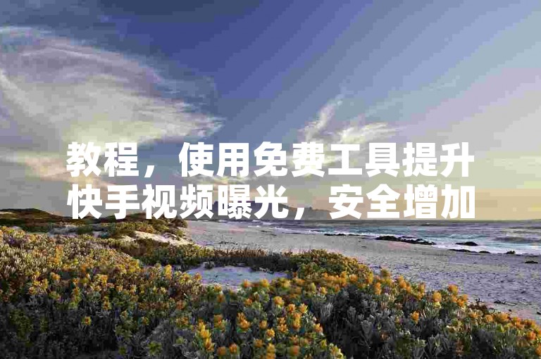 教程，使用免费工具提升快手视频曝光，安全增加播放量。