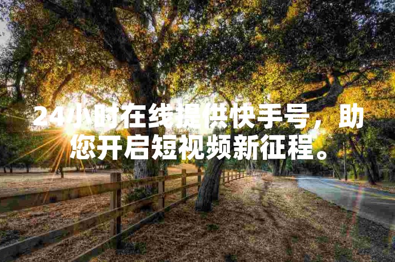 24小时在线提供快手号，助您开启短视频新征程。