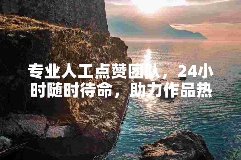 专业人工点赞团队，24小时随时待命，助力作品热度提升。