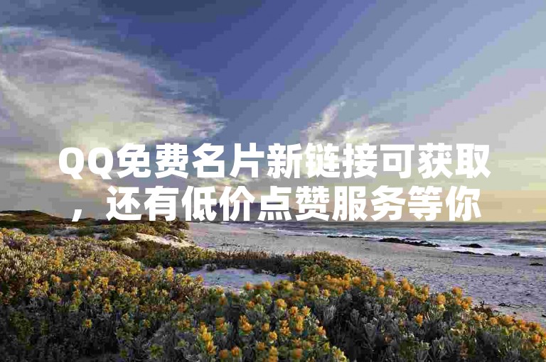 QQ免费名片新链接可获取，还有低价点赞服务等你体验。