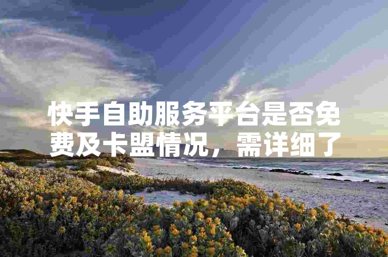 快手自助服务平台是否免费及卡盟情况，需详细了解其官方规定。