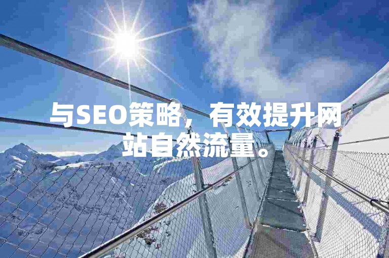 与SEO策略，有效提升网站自然流量。