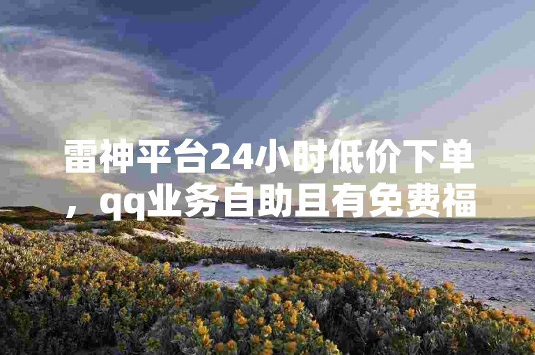 雷神平台24小时低价下单，qq业务自助且有免费福利可体验。