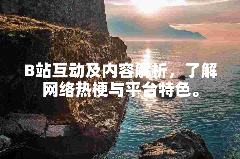 B站互动及内容解析，了解网络热梗与平台特色。