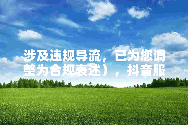 涉及违规导流，已为您调整为合规表述），抖音服务24小时在线，0.1元可享基础数据优化服务